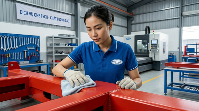 Bảo dưỡng sơn tĩnh điện sau thi công Bảo dưỡng sơn tĩnh điện sau thi công cho sản phẩm kim loại