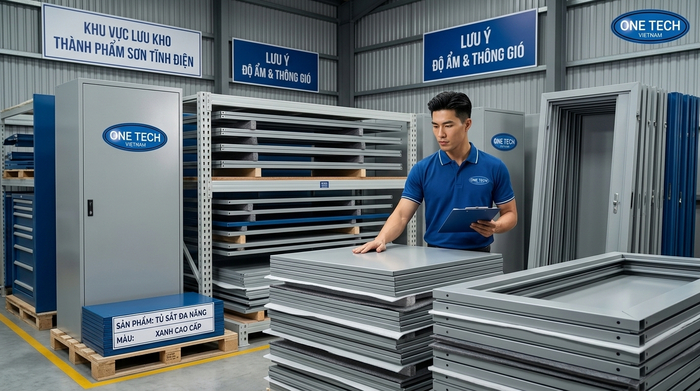 Bảo quản sản phẩm đã sơn tĩnh điện sau khi hoàn thiện