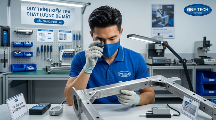 Quy trình tẩy sơn tĩnh điện trước khi sơn lại tại Hồ Chí Minh