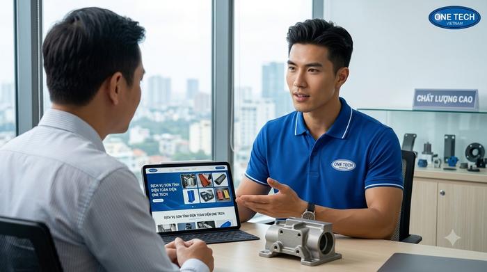Tư vấn sơn tĩnh điện trọn gói tại TP HCM Liên hệ OneTech Group nhận tư vấn dịch vụ sơn tĩnh điện trọn gói Hồ Chí Minh