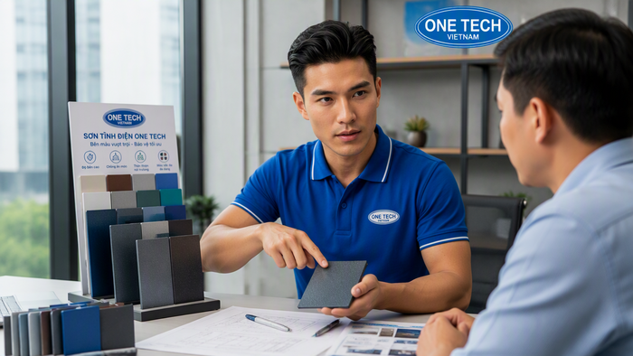 OneTech tư vấn dịch vụ sơn tĩnh điện uy tín tại Hồ Chí Minh