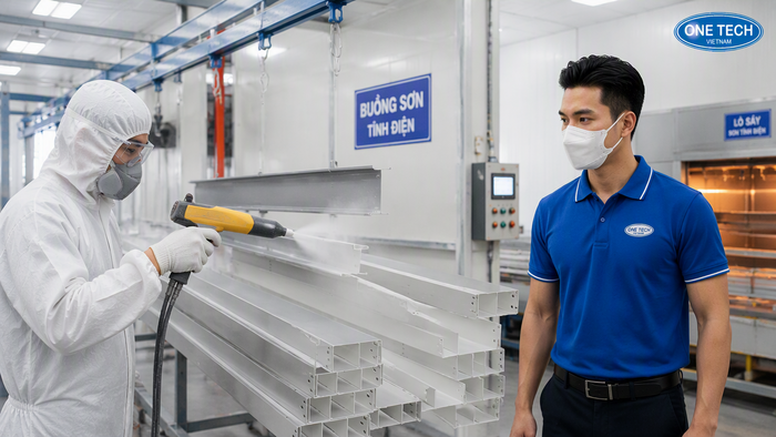 Quy trình sơn tĩnh điện chuẩn công nghiệp tại Hồ Chí Minh
