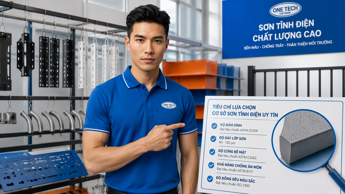 Tiêu chí chọn cơ sở sơn tĩnh điện uy tín tại Hồ Chí Minh