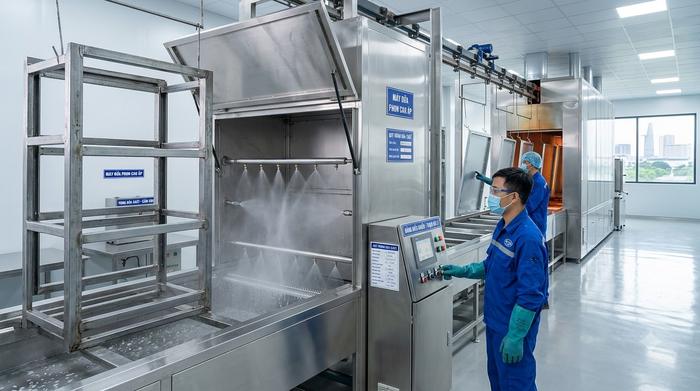 Xử lý bề mặt trước khi phun sơn tĩnh điện Xử lý bề mặt kim loại trước khi sơn tĩnh điện công nghiệp Hồ Chí Minh