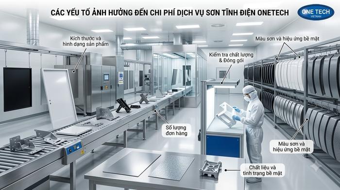 Giá sơn tĩnh điện trọn gói phụ thuộc vào yếu tố nào Các yếu tố ảnh hưởng đến giá sơn tĩnh điện trọn gói tại TP HCM